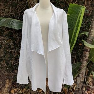J. Jill Linen Open Front Jacket